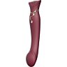 Zalo kit vibrador reina cleopatra con calor - rojo