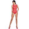 Passie Rood Kant Body Stocking