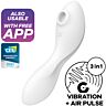 Satisfyer - curvy trinity 5 stimulator en vibrator app wit