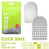 Masturbator Tenga Pocket Click Ball voor spannende sensaties