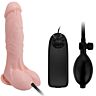 Dildo Vibrator BAILE 18.8 CM Inflatable met Ventosa