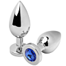 Diamanten Blauwe Anale Plug