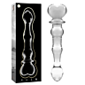 Glas Borosilicaat Mistige Dildo Transparant