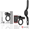 Penisring vibrator BLACK&SILVER AGRON met Watchme