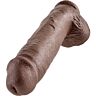 Realistische Koning Bruine Penis 28cm