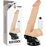 Vibrador Realistisch BASECOCK 20 cm met afstandsbediening