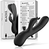 Vibrador Rabbit BLACK&SILVER Jamie met Dubbele Stimulatie