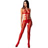 Bodystocking PASSION WOMAN BS084 met open kruis