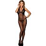 Bodystocking SUBBLIME - Crotchless transparante net