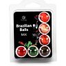 Brazilian Balls SECRETPLAY - 6 Hot Balls met fruitgeur