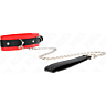 BDSM Halsband KINK Rood 65 cm met Leash