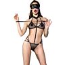 Fetish Lingerie ChiliRose CR 4492 4-delige set