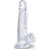 Dildo KING COCK Clear realistisch model