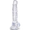 KING COCK Clear realistische dildo 16,5 cm