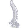 Realistische gebogen dildo KING COCK 16.5 cm