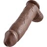 Dildo KING COCK 30.48 CM met ballen