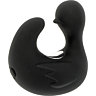 BLACK&SILVER Ducky vingervibrator van medische siliconen