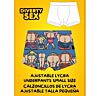 Boxers Diablo Picante Small Size Buttoocks Met Grappig Ontwerp