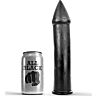 Dildo ALL BLACK 24 CM - Zachte en comfortabele ervaring