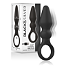 Anal Plug BLACK&SILVER OZZY met 10 vibratiemodi