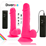 Realistisch Dildo Diversia 20.5 cm met Vibration