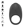 Ring INTENSE FOR HIM Merlotte met clitorisstimulator