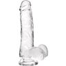 Dildo S Pleasures Jelly Dildo Transparent met ventosa