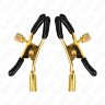 Pinzas Tepel KINK GOLD NIPPLE CLAMPS 6 CM