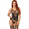 Bodystocking Leg Avenue Halter met Encaje