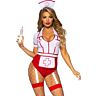 Rood-wit verpleegsterskostuum LEG AVENUE COSTUMES S