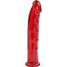 Rode Jelly Juwelen Dildo - Gestileerd Plezier