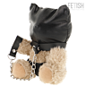 BDSM Teddybeer FETISH SUBMISSIVE MOMO met bondage capuchon