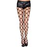 Visnet panty Music Legs met grove structuur