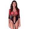 Bodystocking Passion Woman BS118 met diepe halslijn