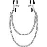 Tepelklemmen S Pleasures verstelbaar met ketting