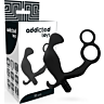 Anal Plug ADDICTED TOYS met dubbele ring voor penis en testikels