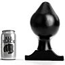 ALL BLACK buttplug 22,5 cm grote flexibele plug