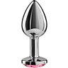 Plug Anal SECRETPLAY 8CM van Aluminium en Kristal