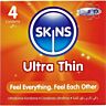 SKINS Ultra Thin Condomen 4-Pack - Verbeterde Gevoeligheid