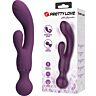 Vibrador Rabbit Pretty Love All Rounder met duale stimulatie