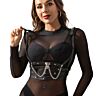 Harnas SUBBLIME Corset met kettingdetails