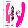 Vibrador DIVERSIA BUNNY VIBREREND 24 CM met krachtige stimulatie