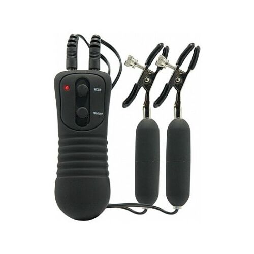 Pinzas voor Tepels Fetish Fantasy met Vibratie en 10 Modi