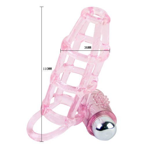Penis Sleeve BAILE FOR HIM met 10 vibratieritmes