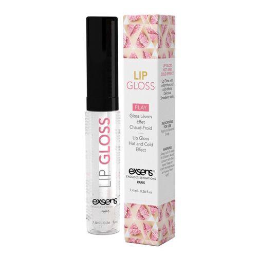 Lipgloss Exsens Hot Kiss Strawberry met koud-warm effect