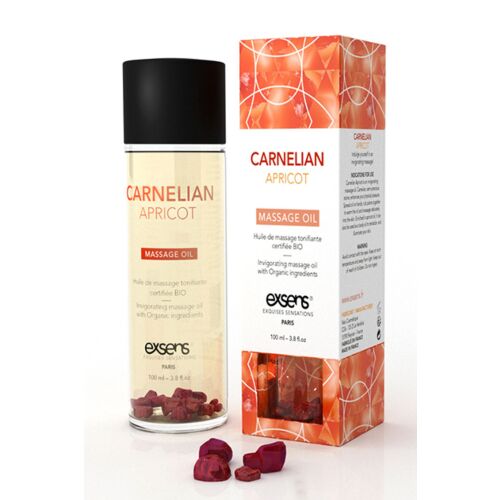 Invigorating Carnelian Apricot Massage Oil 100 ml.