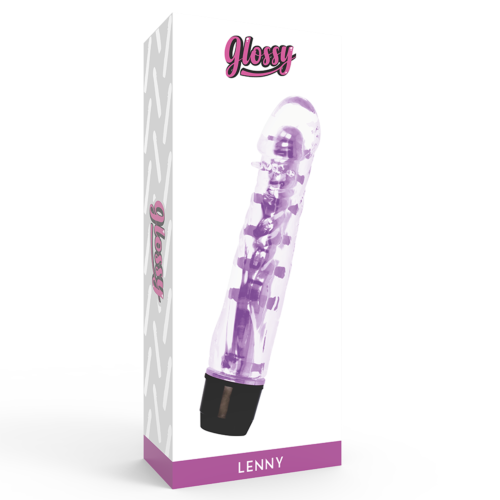 Vibrator GLOSSY Lenny met ergonomische vorm