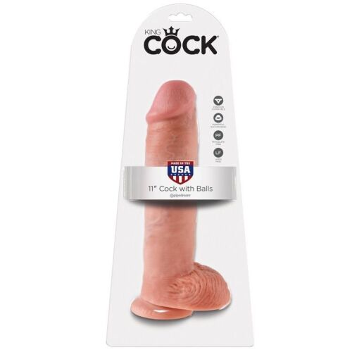 Dildo KING COCK 11 met realistisch gevoel en details