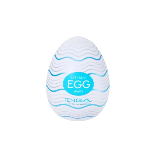 Masturbator Tenga EGG Wavy met texturen