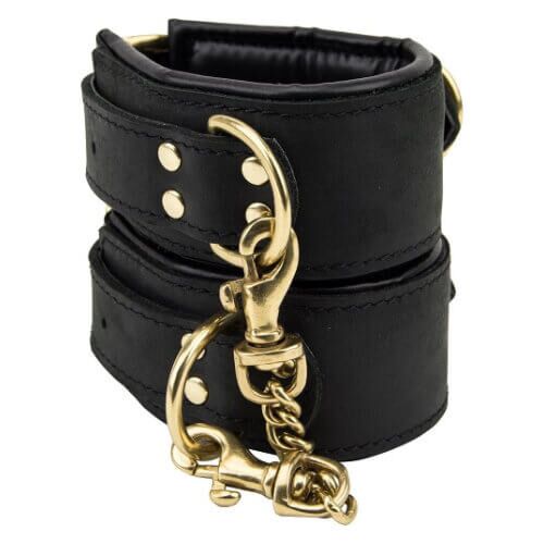 Handboeien Bound Nubuck Leather Slim 40 cm luxe